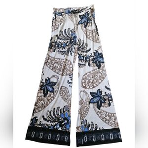 New York and Company Stretch Pull On Wide Leg Palazzo Pants Women S
